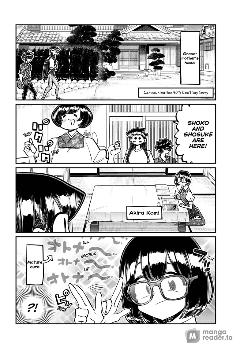 Komi Can’t Communicate, Chapter 409 image 01